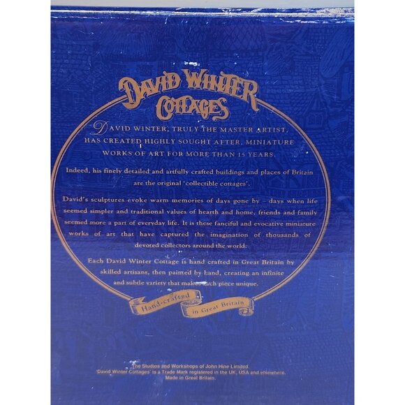 David Winter Cottages Primrose Cottage 1995 Handcrafted Collectible With Box - Picture 10 of 14